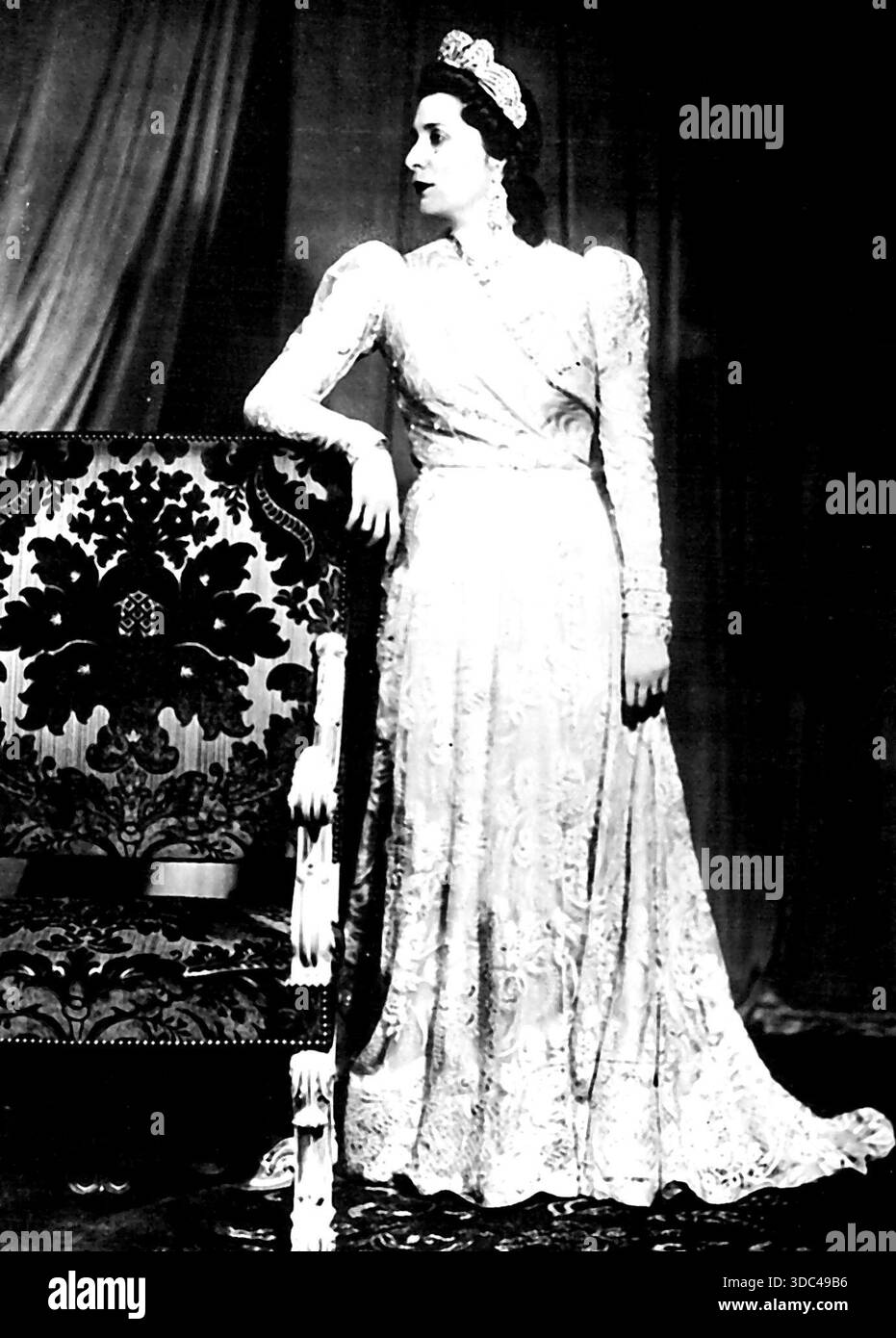 Mère du roi Farouk : Reine-mère Nazli d'Egypte. 15 novembre 1950. (Photo de Camera Press). Banque D'Images