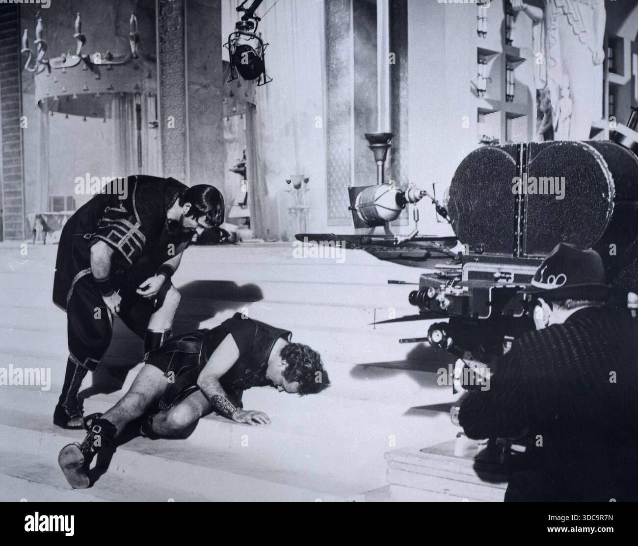 Tournage du film Cléopâtre, 1963 Banque D'Images