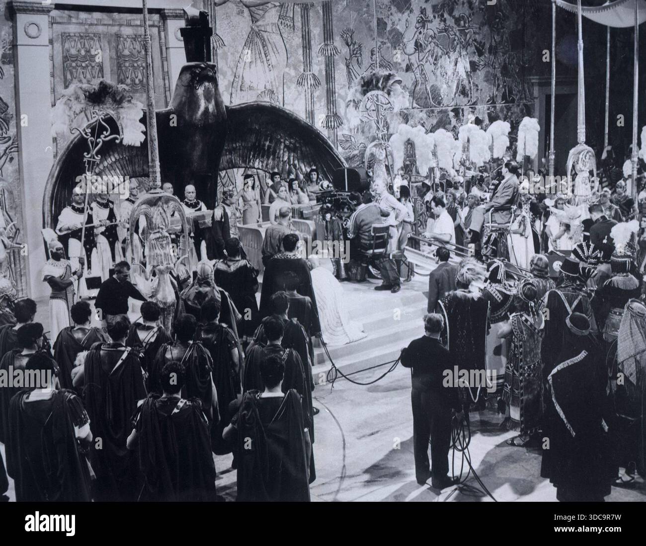 Tournage du film Cléopâtre, 1963 Banque D'Images