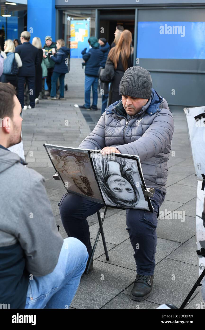 Artiste de rue Banque D'Images