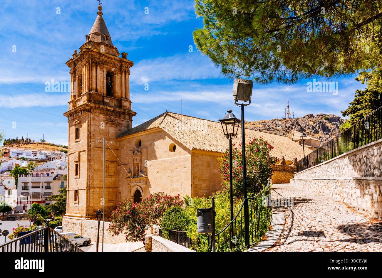 L'église paroissiale de l'Assomption est une église catholique située dans la municipalité espagnole de Luque, Córdoba, Andalucía, Espagne, Europe Banque D'Images