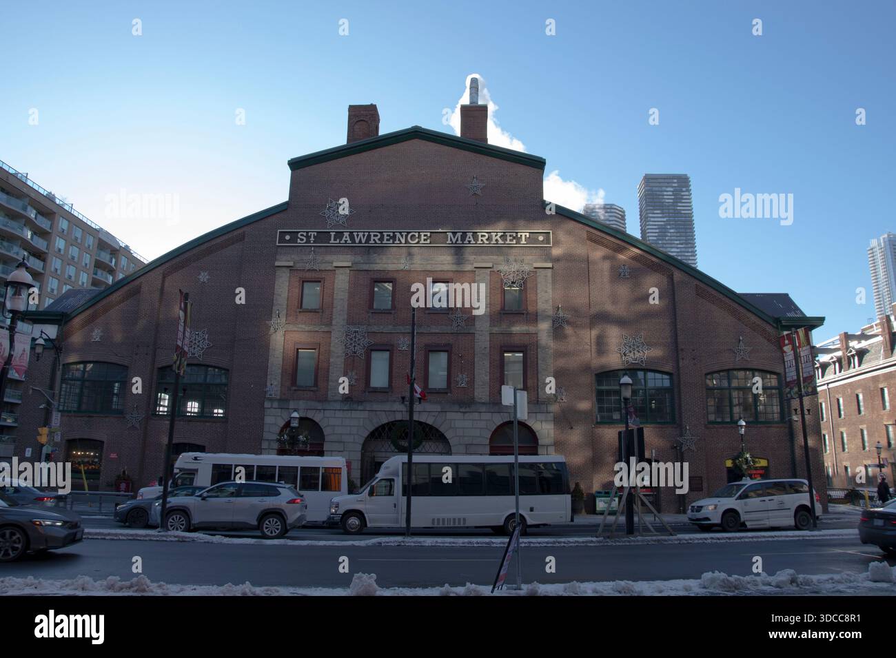 Mississippi Lawrence Market sur Front Street East au centre-ville de Toronto, Ontario, Canada Banque D'Images