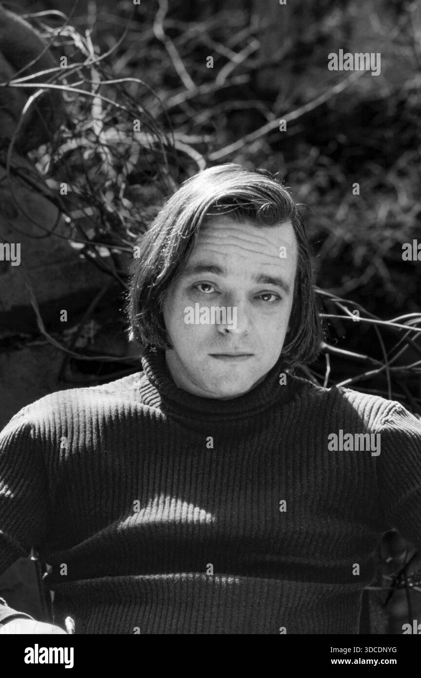 Parolier musical Stephen Sondheim 1972. New York, New York . Photographie de Bernard Gotfryd Banque D'Images