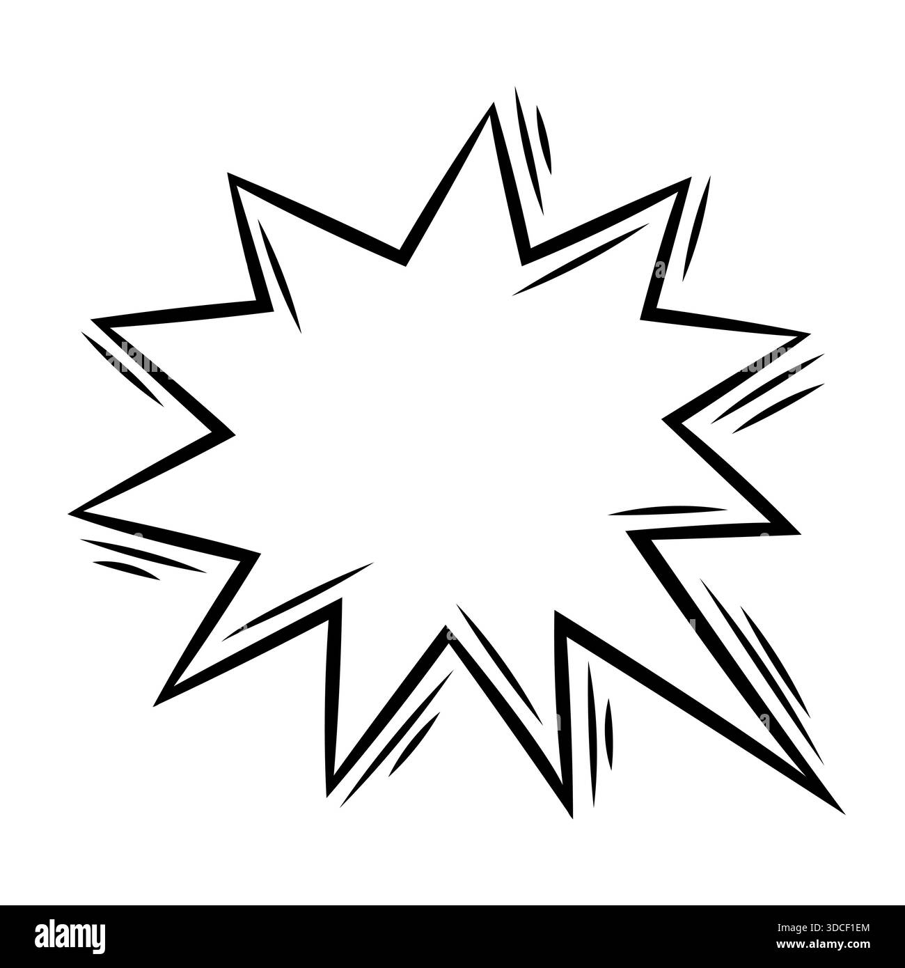 Bulle de discours de dessin animé. Illustration pop art dans un style comique. Illustration de Vecteur