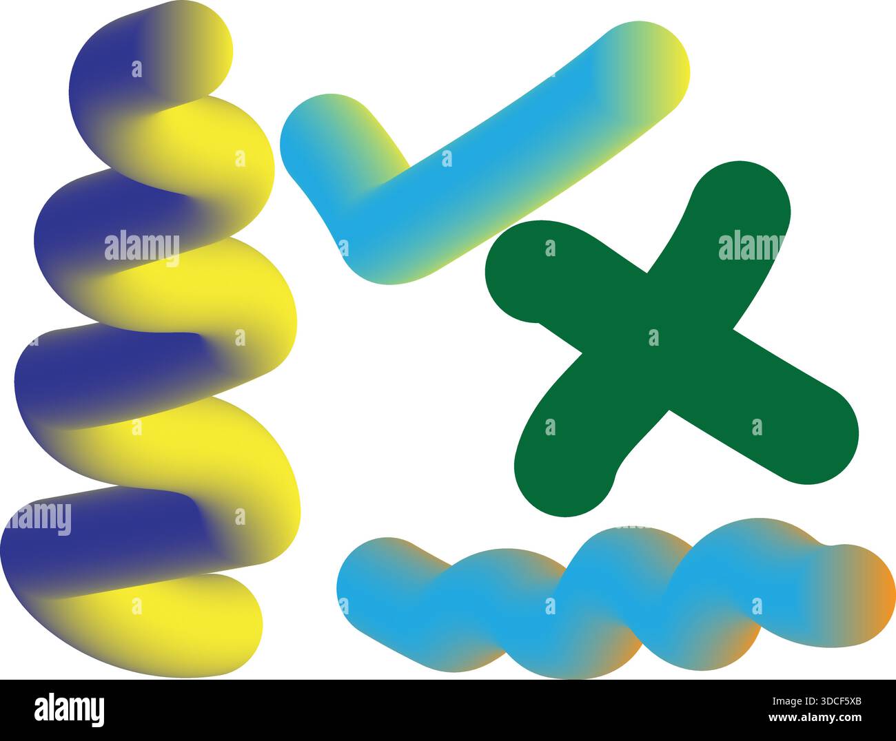 Formes dégradées vibrantes pour les projets de conception et les présentations modernes Illustration de Vecteur