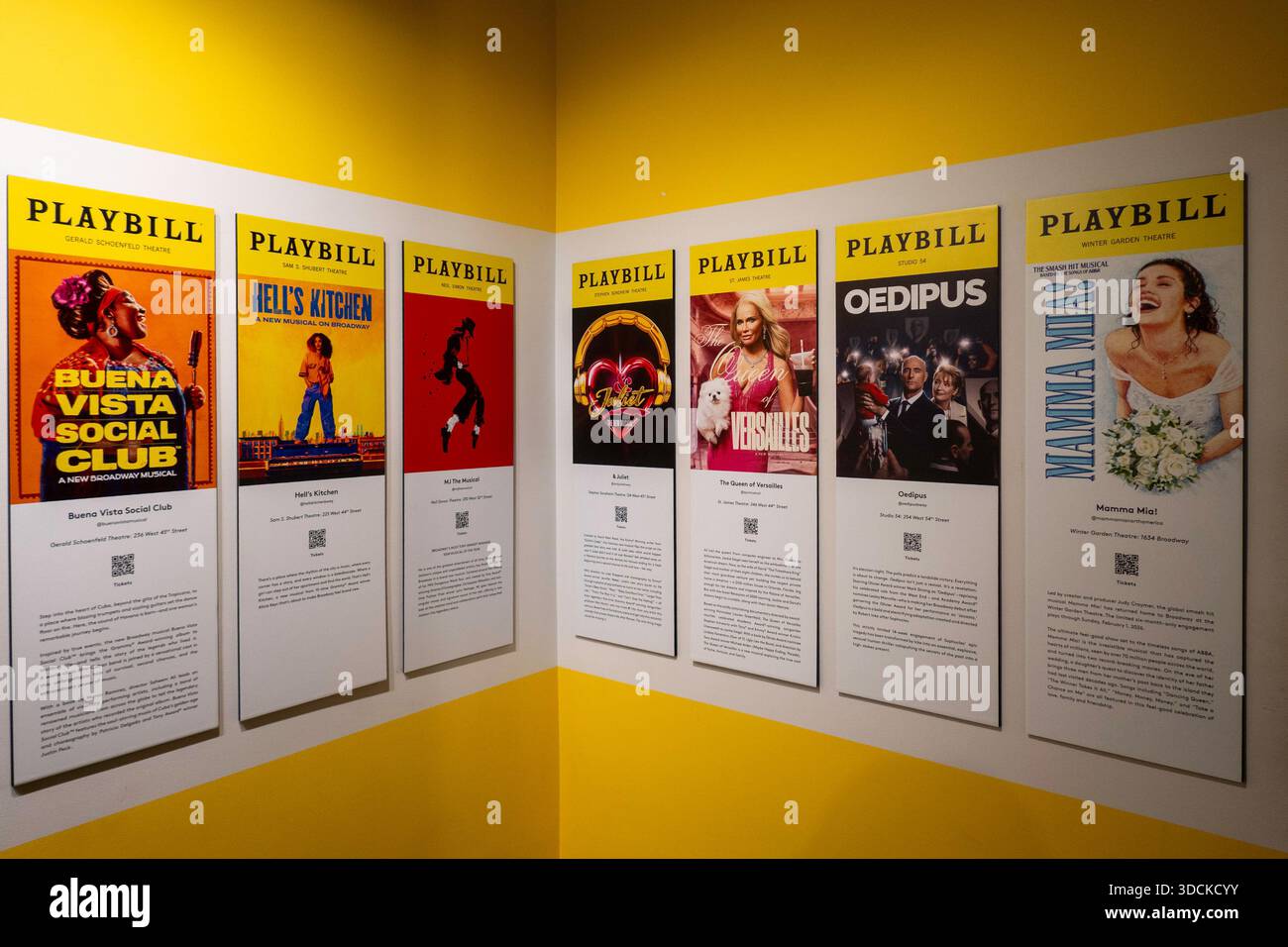Le Musée de Broadway est situé dans le quartier des théâtres près de Times Square, 2025, New York City, États-Unis Banque D'Images