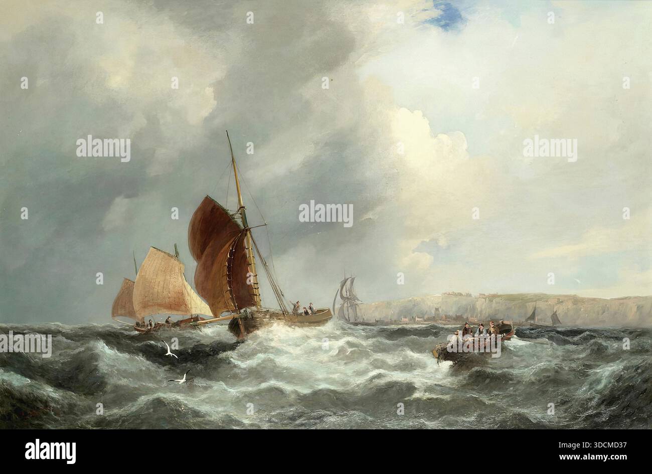 Hubert William) Thornley - au large de Folkstone Banque D'Images