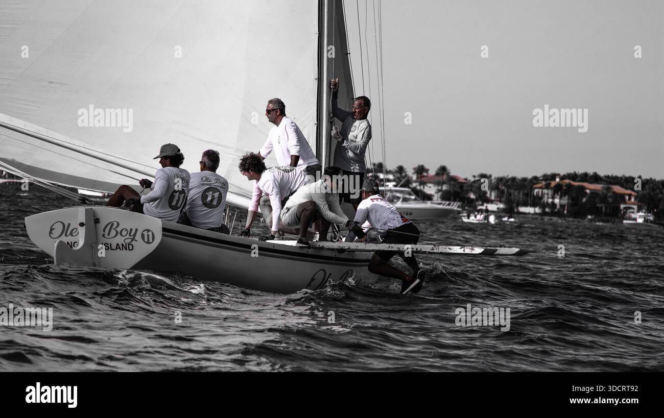 Bateau à voile National Sloop Banque D'Images