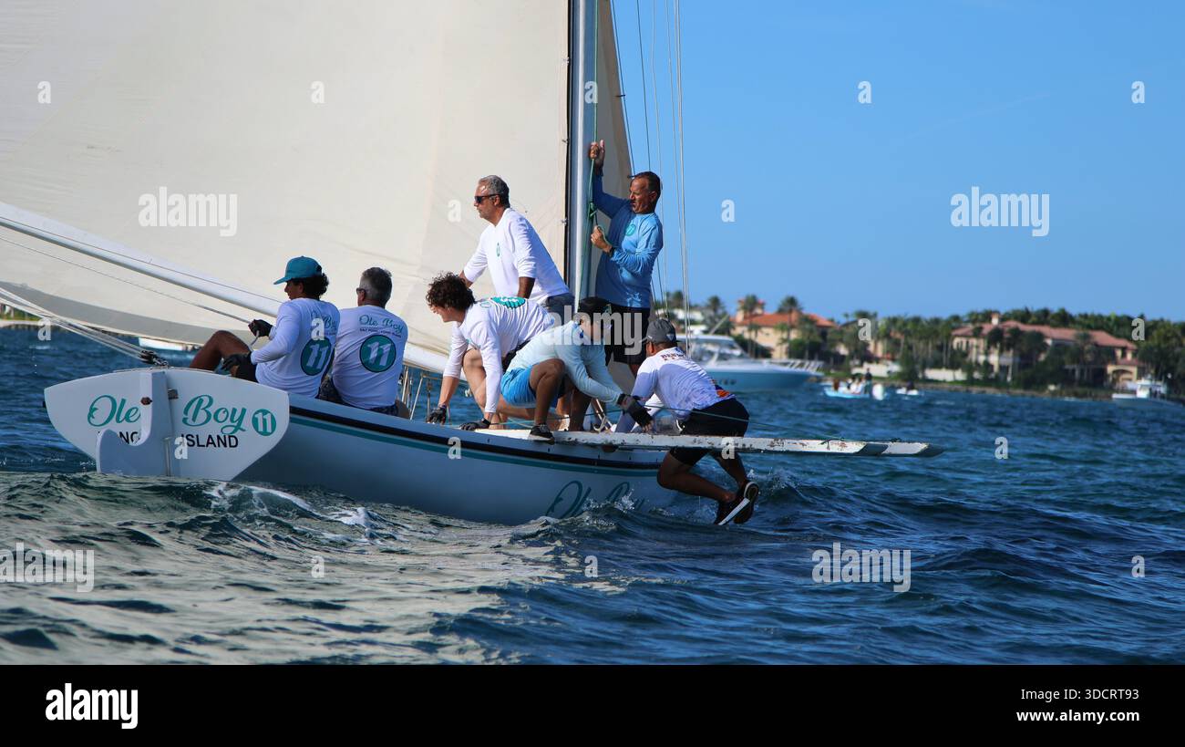 Bateau à voile National Sloop Banque D'Images