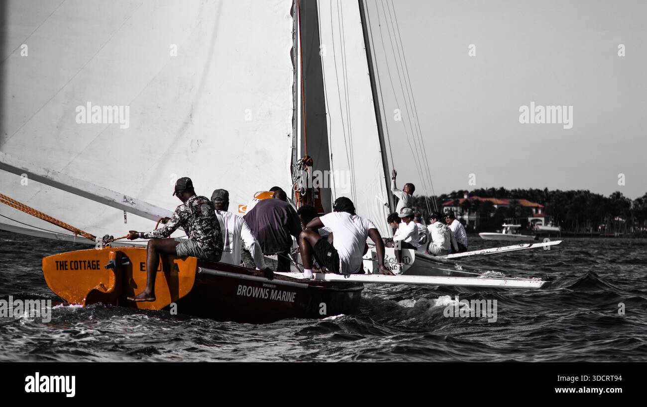 Bateau à voile National Sloop Banque D'Images