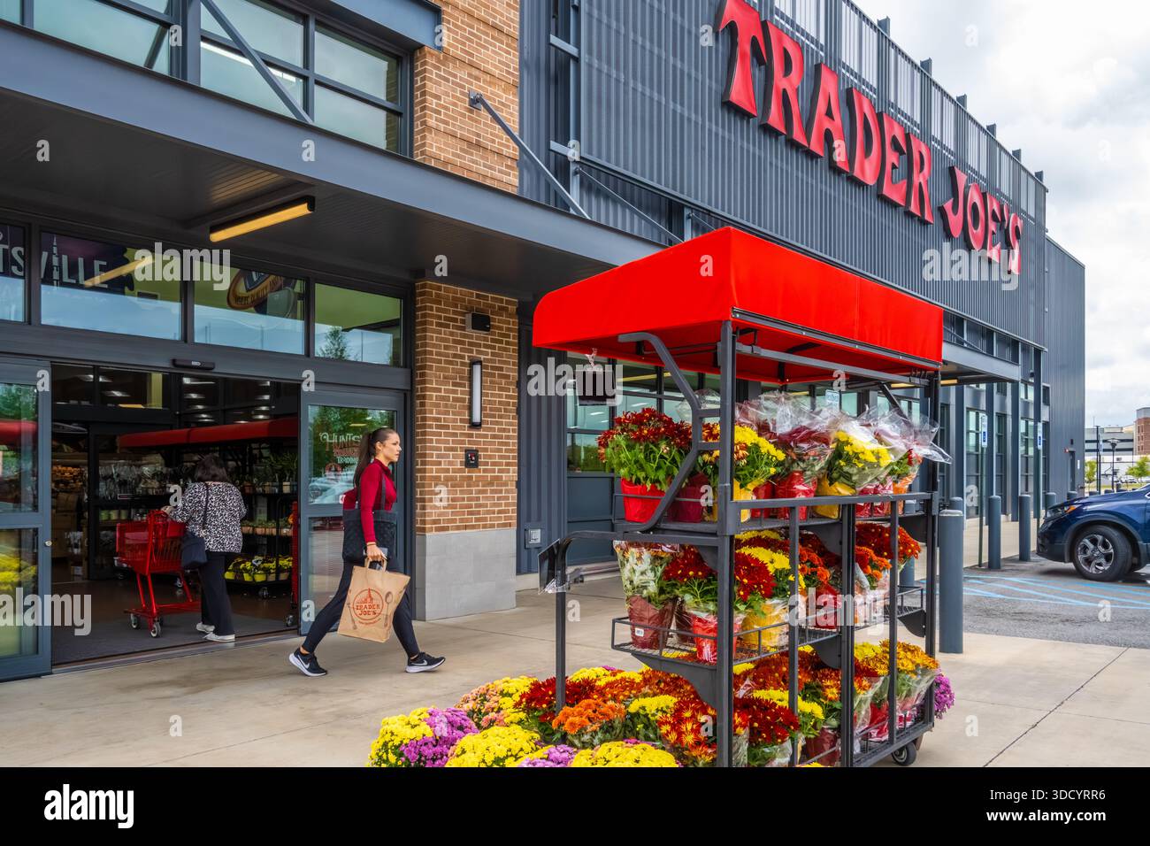 L'épicerie de Trader Joe à Huntsville, Alabama. (ÉTATS-UNIS) Banque D'Images