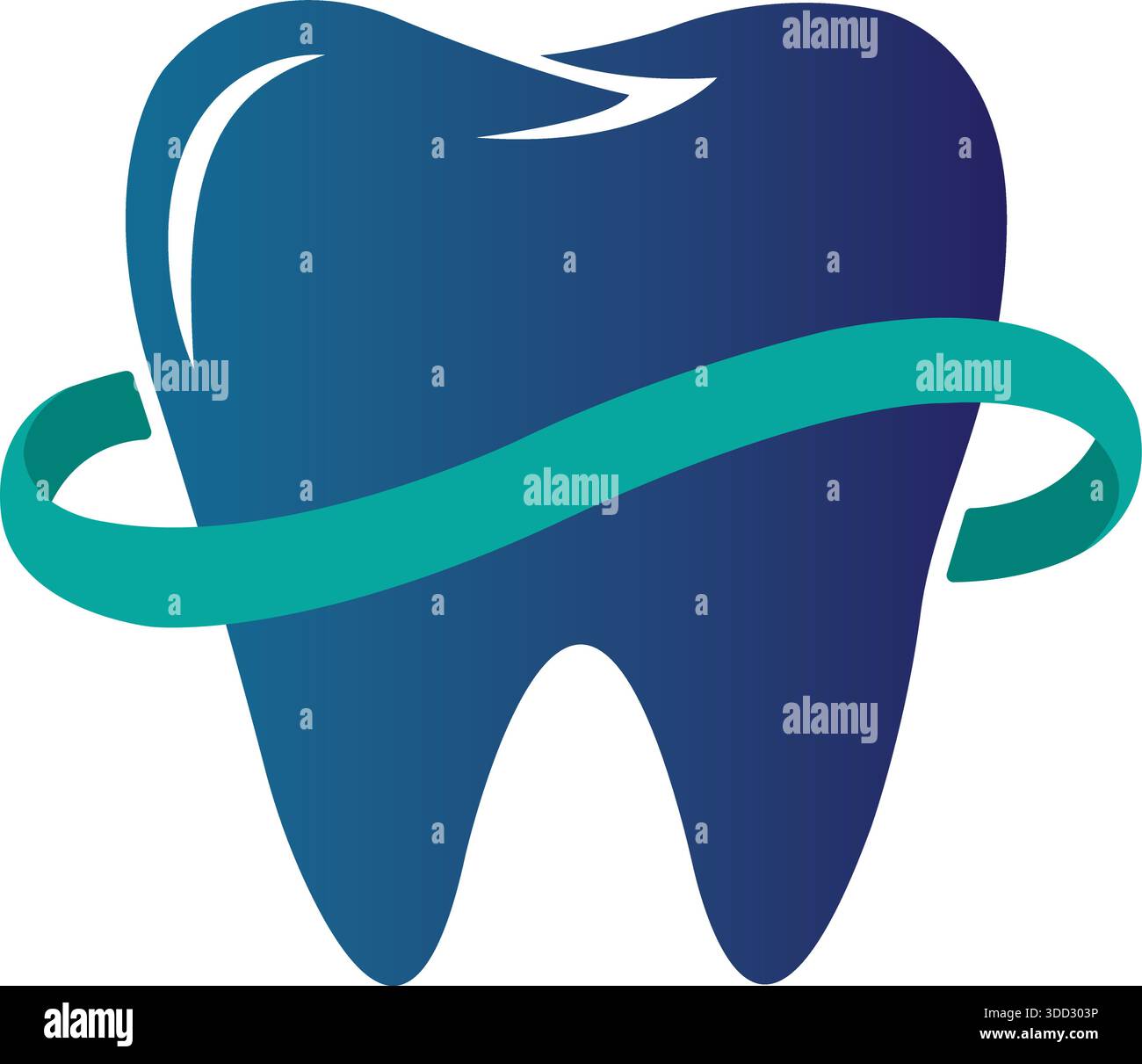 Dent Dental Care logo Design icône modèle de vecteur médical Illustration de Vecteur