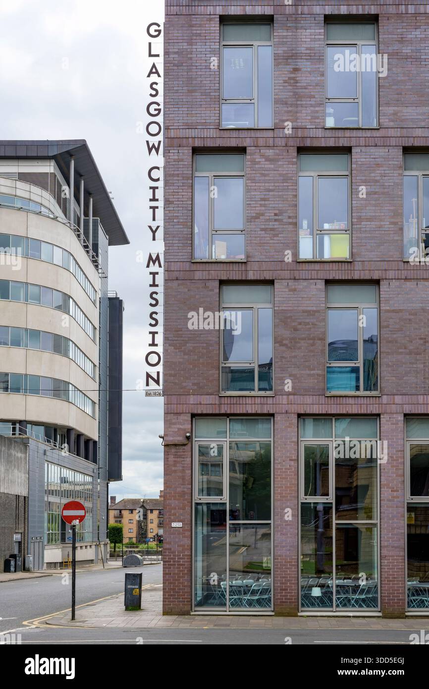 Glasgow City Mission Building, Brown Street / Crimea Street, Glasgow, Écosse, Royaume-Uni, Banque D'Images