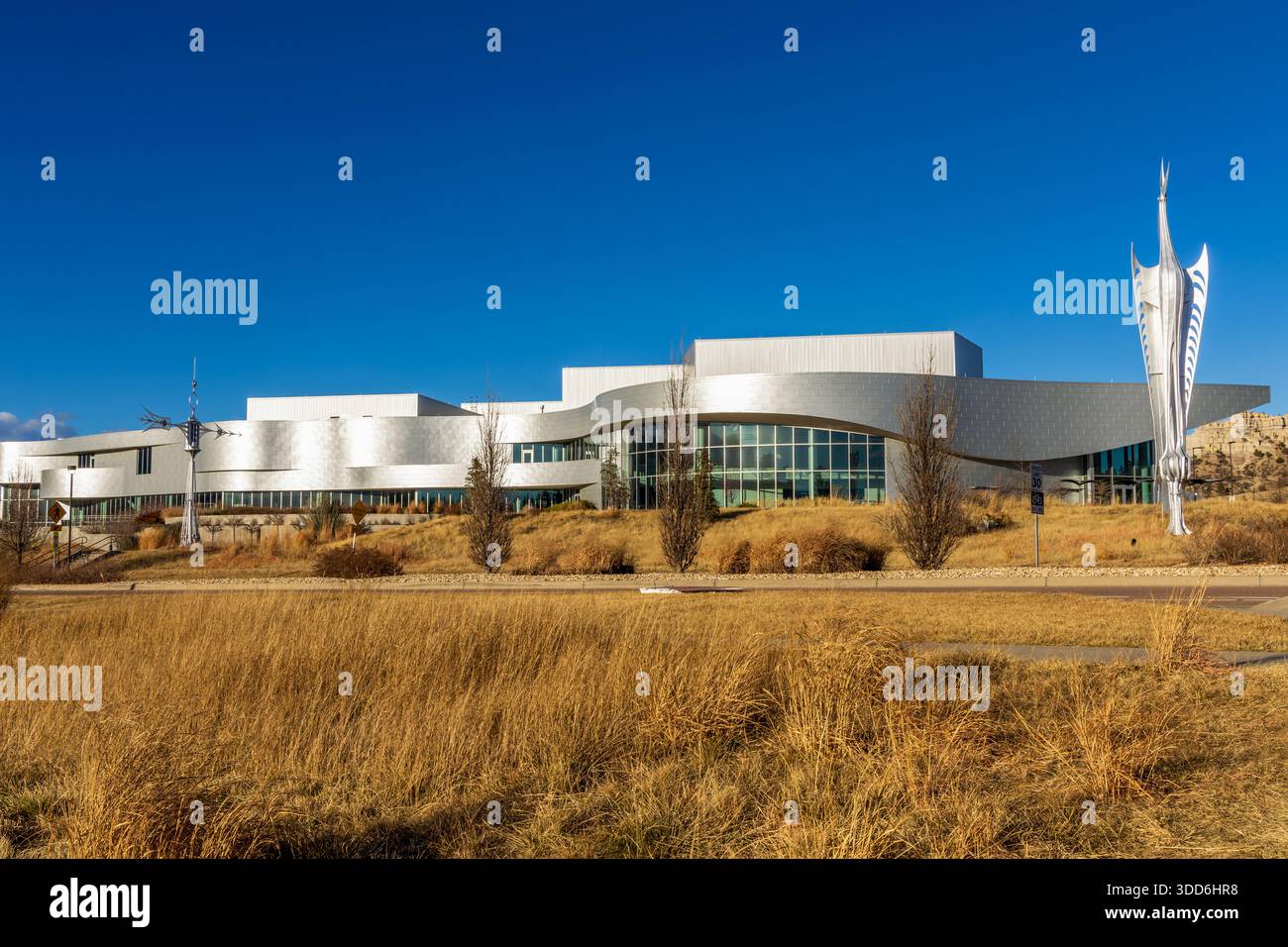 ENT Center for the Arts sur le campus de l'Université du Colorado Colorado Colorado Springs (UCCS), conçu comme un grand complexe artistique multi-lieu à Colorado Springs Banque D'Images