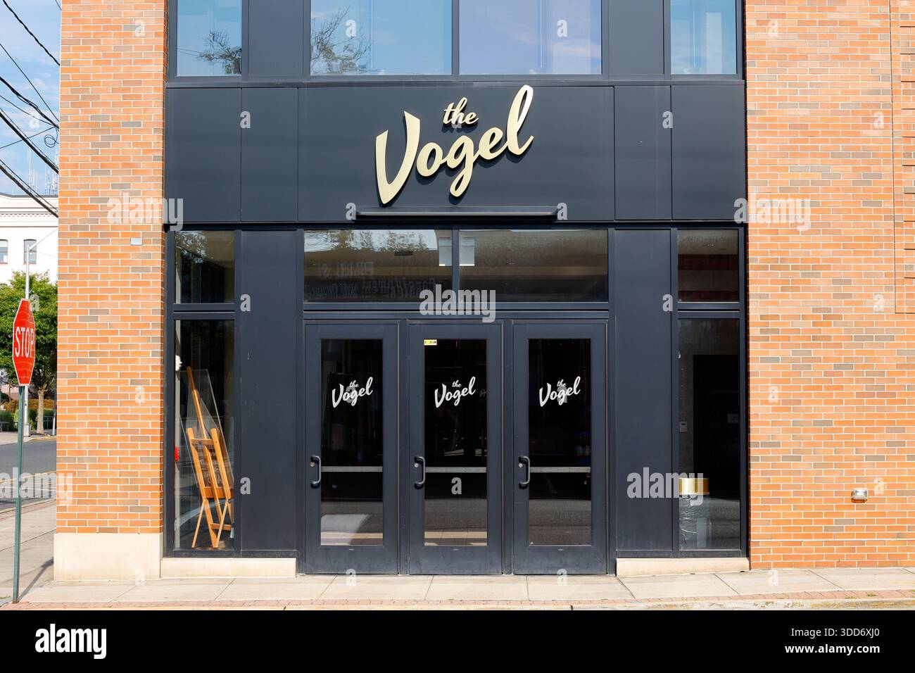 The Vogel, 99 Monmouth St, Red Bank, New Jersey Storefront d'un Music-hall, salle de concert au Count Basie Center for the Arts. Banque D'Images