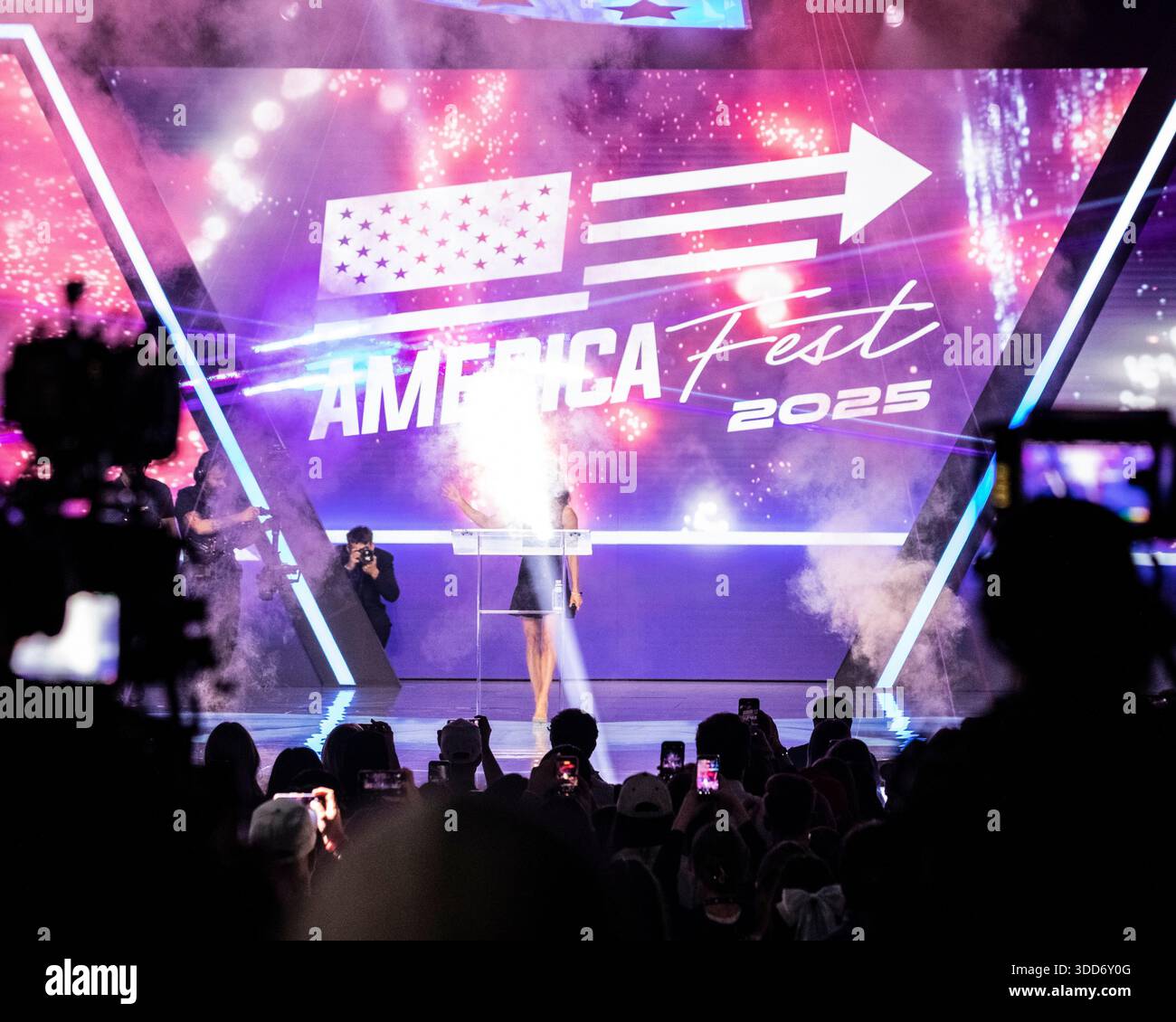 Jour 3 de l'AmericaFest 2025 à Phoenix, AZ. Dec. 20, 2025 Banque D'Images