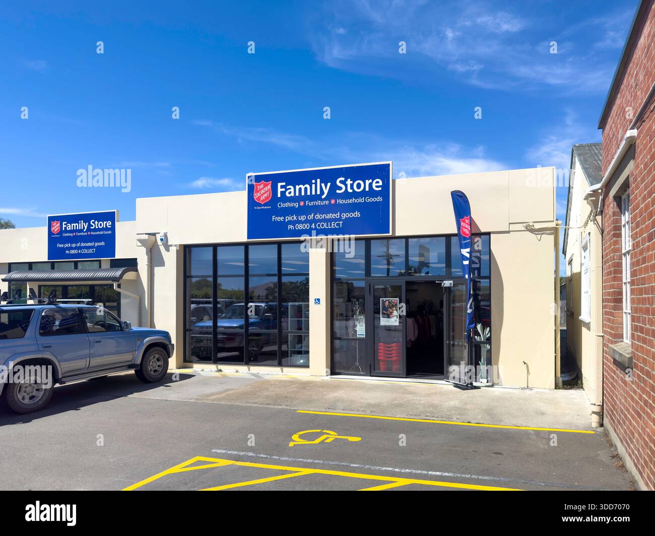 Salvation Army Family Store, Kippenberger Avenue, Rangiora, Canterbury Region, Nouvelle-Zélande Banque D'Images