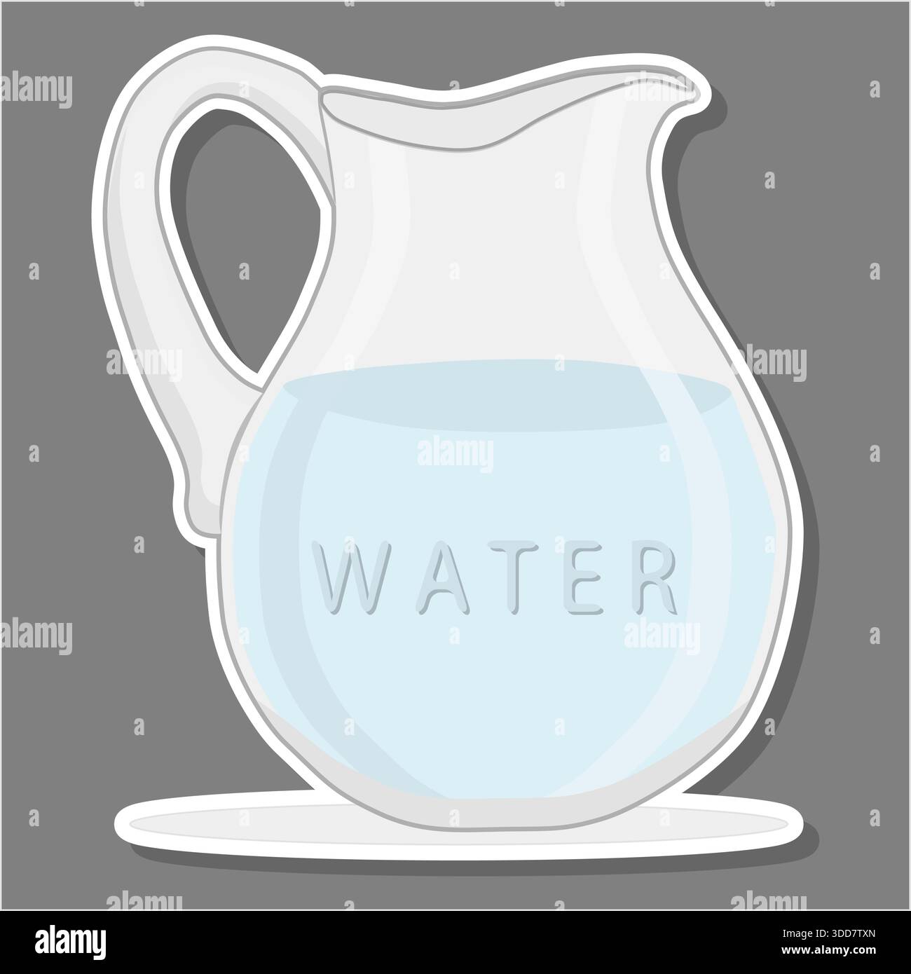 Illustration sur le thème diverses eaux naturelles sucrées et savoureuses Illustration de Vecteur