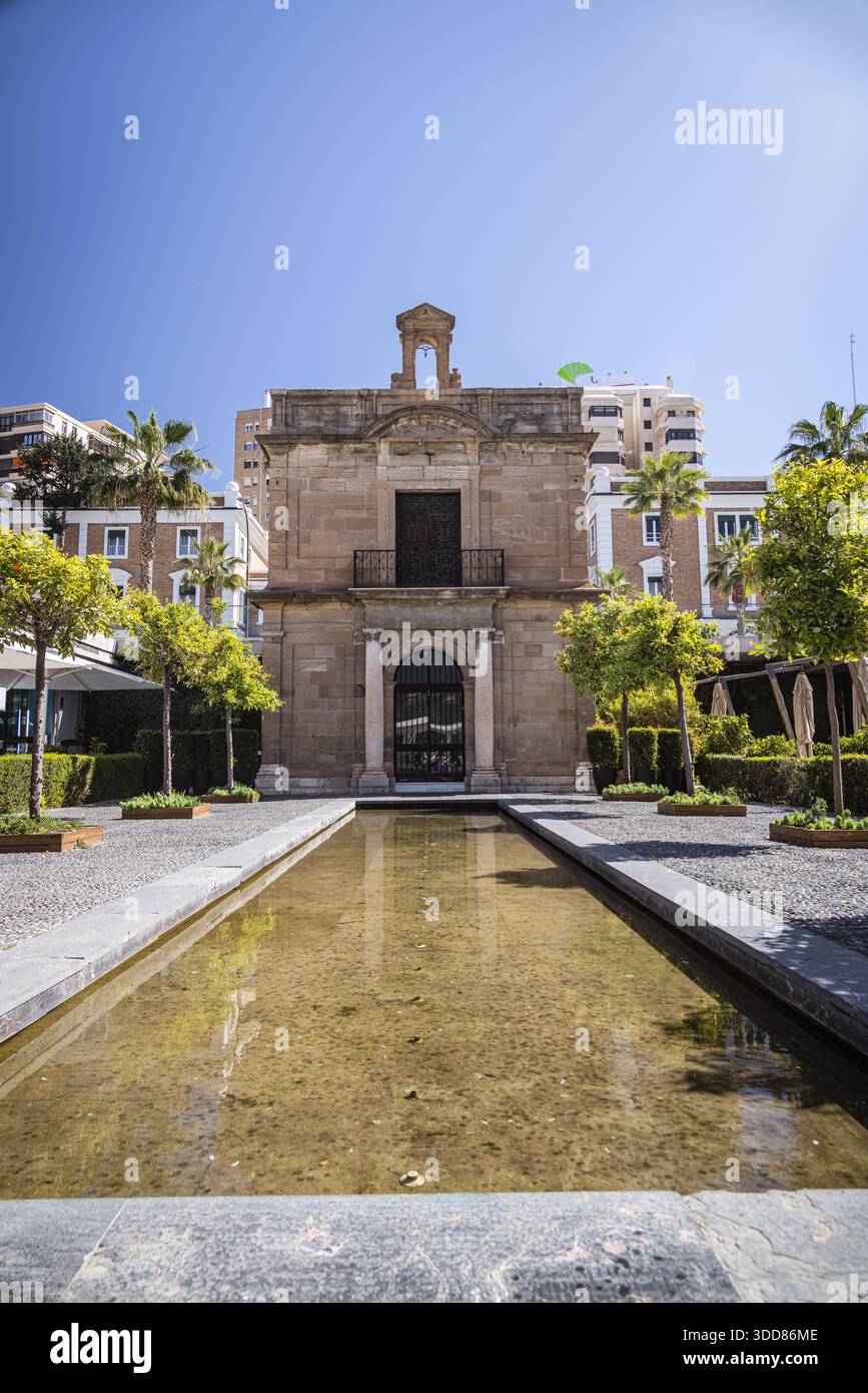 La chapelle du port de Malaga (la Capilla del Puerto de Málaga), Málaga, Espagne Banque D'Images
