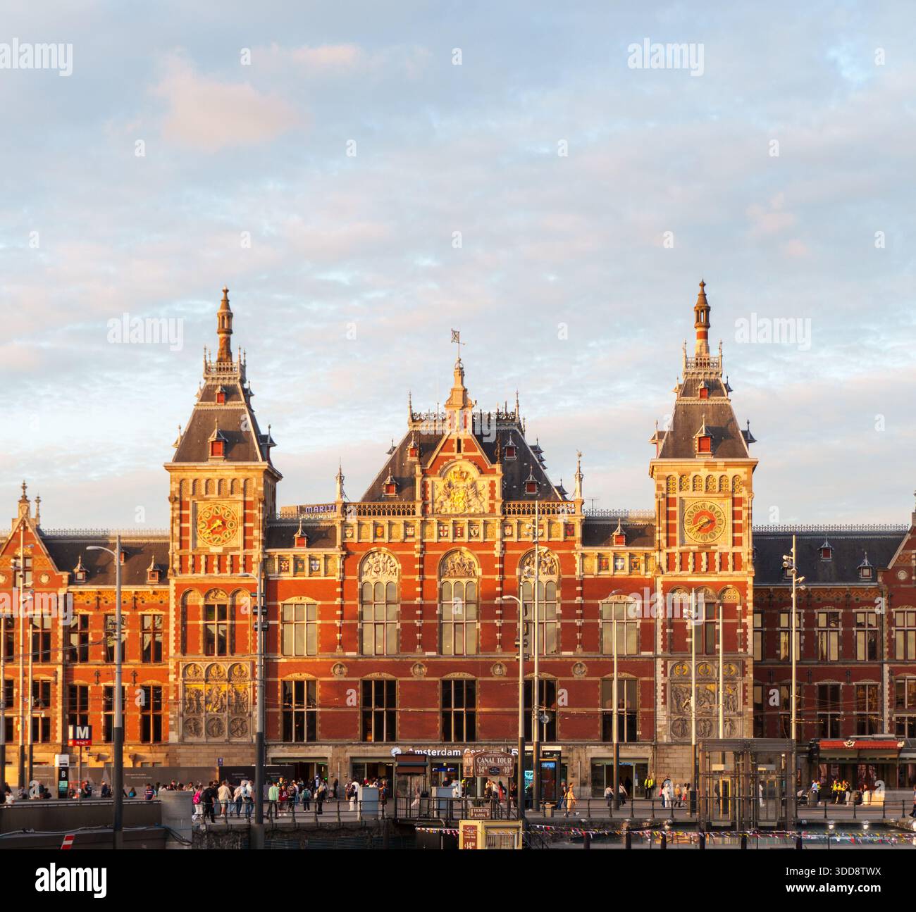 Amsterdam Centraal, gare principale Banque D'Images