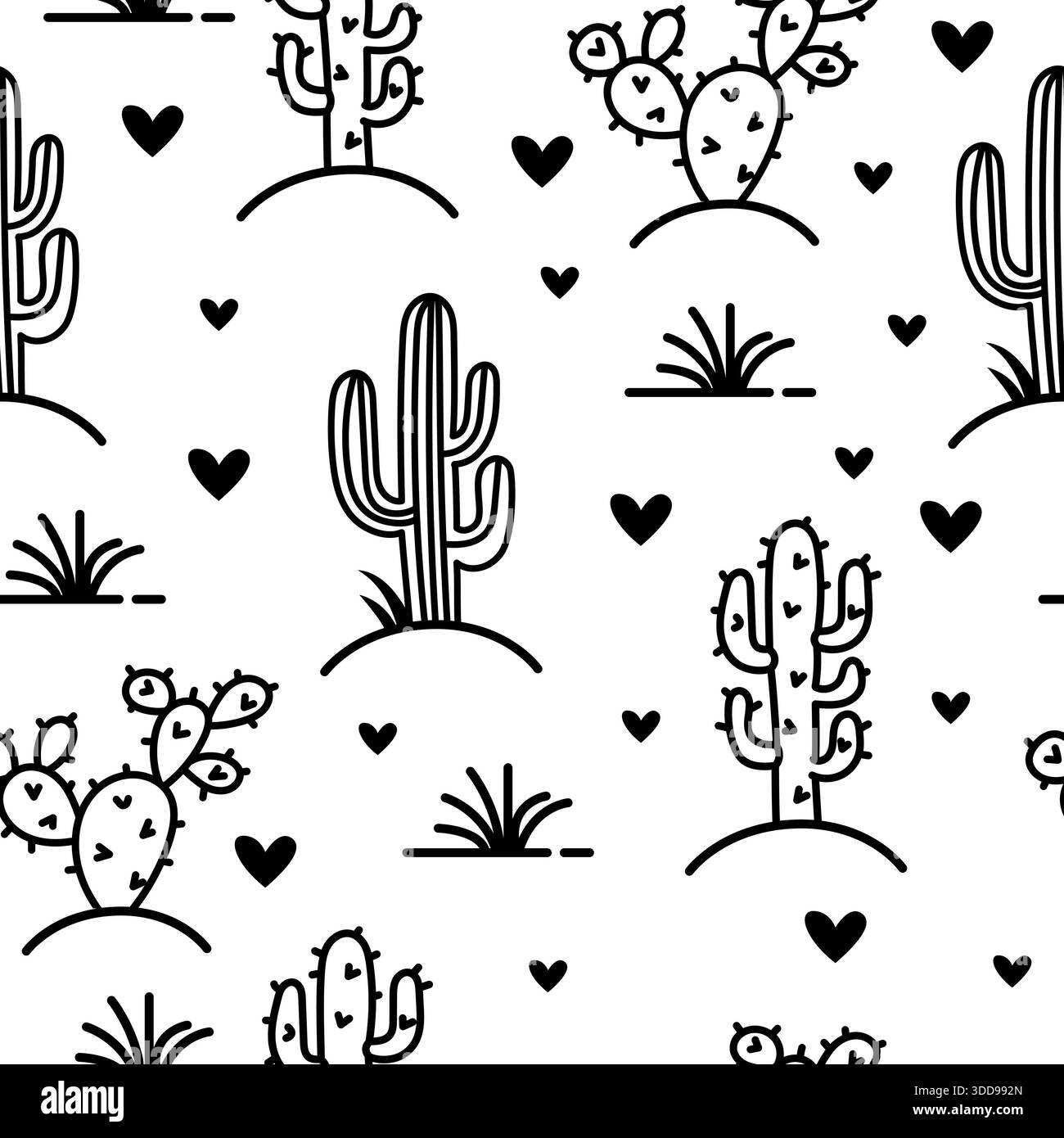 Illustration vectorielle de modèle sans couture WESTERN de cow-boy avec des bottes de cow-boy, chapeau de cow-boy, cactus et décoration de vache kull Illustration de Vecteur