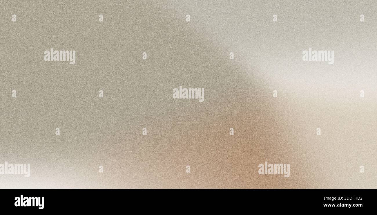 Dégradé beige à brun doux créant un fond de texture granuleux et abstrait Banque D'Images