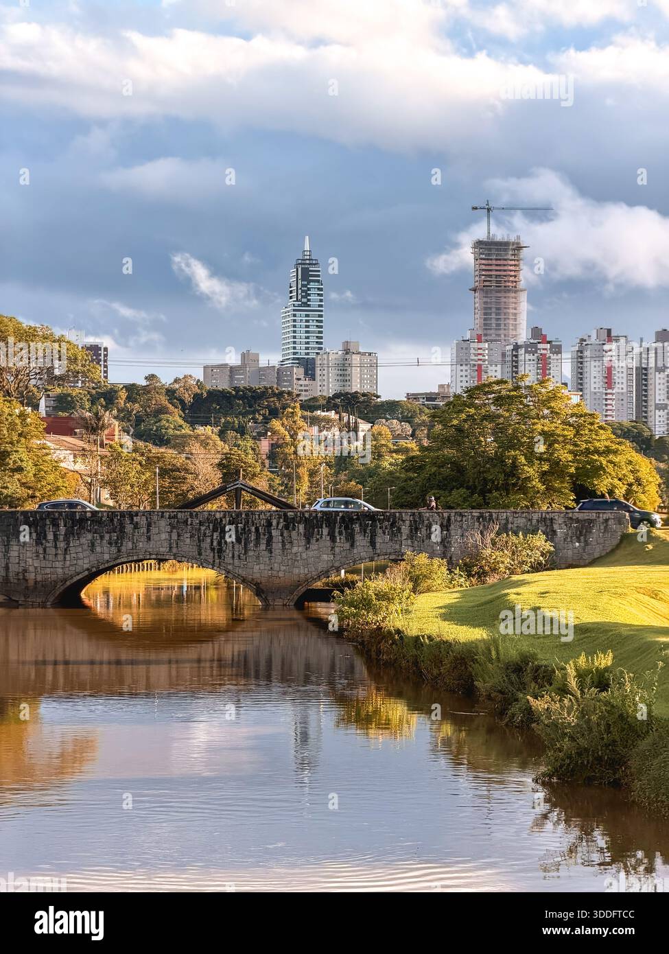 Park Barigui. Grand parc à Curitiba PR Brésil. Banque D'Images
