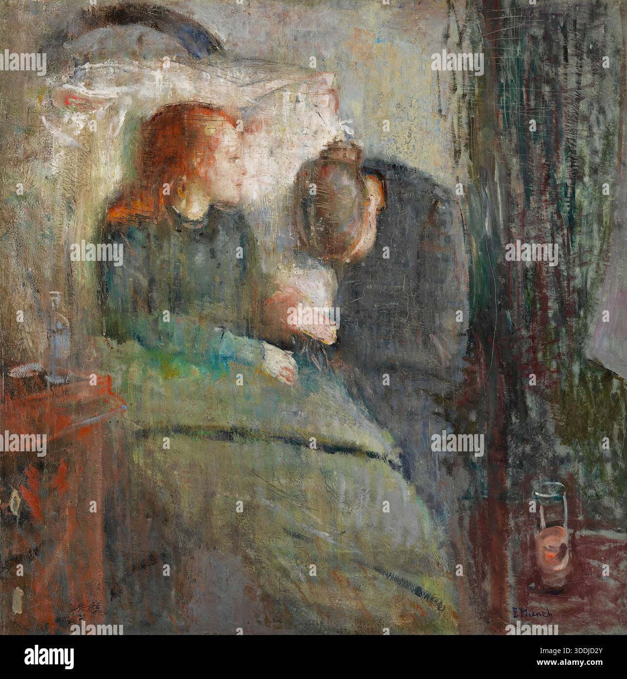 Edvard Munch - L'enfant malade Banque D'Images