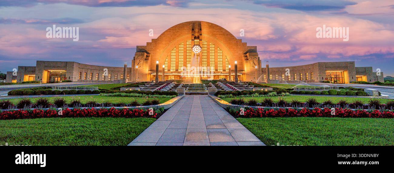 Cincinnati Ohio Union terminal Museum Center Banque D'Images