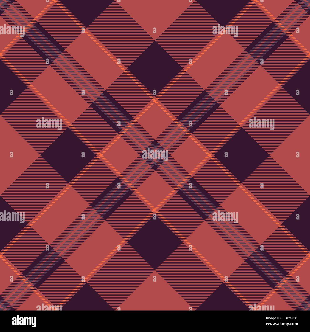 Texture de tartan à carreaux vintage, motif sans couture de fond de couverture de pique-nique. Tissu d'ornement vérifier vecteur textile dans la palette de couleurs rouge et sombre. Illustration de Vecteur