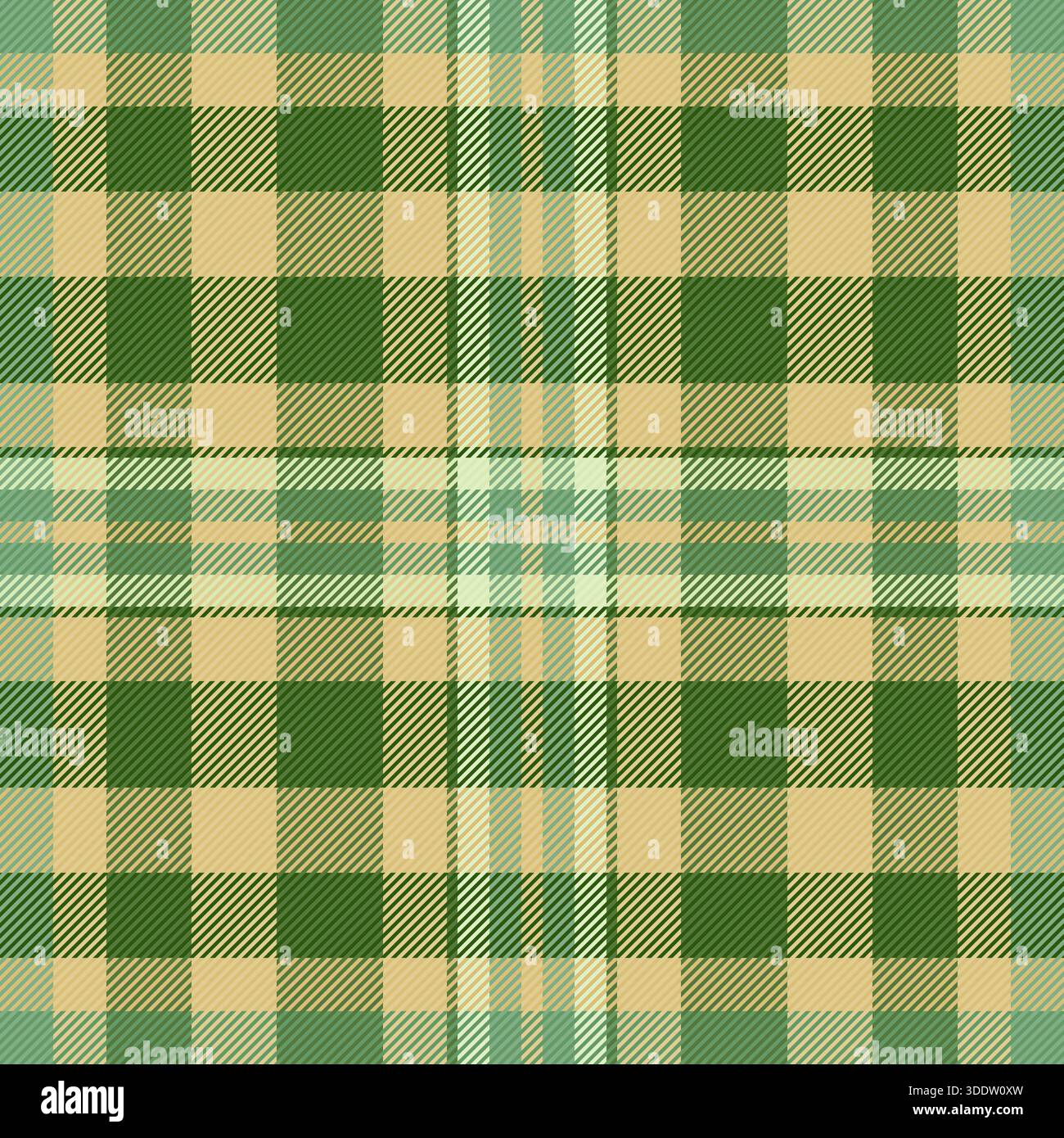 Fond vectoriel sans couture Poncho, tartan de modèle textile de mariage. Tissu Buffalo texture plaid check dans la palette de couleurs vert et ambre. Illustration de Vecteur