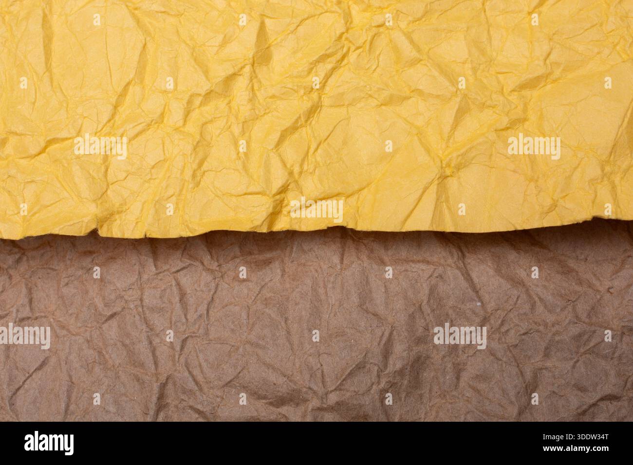 Effet de texture froissé.Texture du papier de soie froissé Banque D'Images