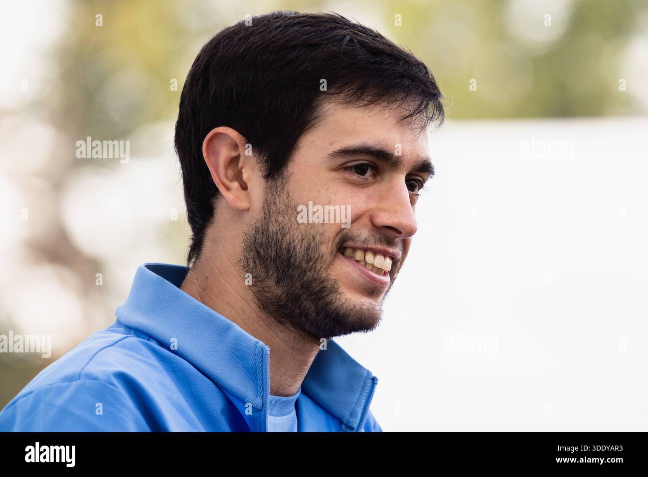 HONG KONG, Chine - 04 JANVIER : Nuno Borges du Portugal lors de la séance d'autographes de la Bank of China Hong Kong Tennis Open 2026 (ATP 250) au Victoria Park Tennis Centre court le 4 janvier 2026 à Hong Kong, Chine (photo de Jack Ng/Alamy Live News) Banque D'Images