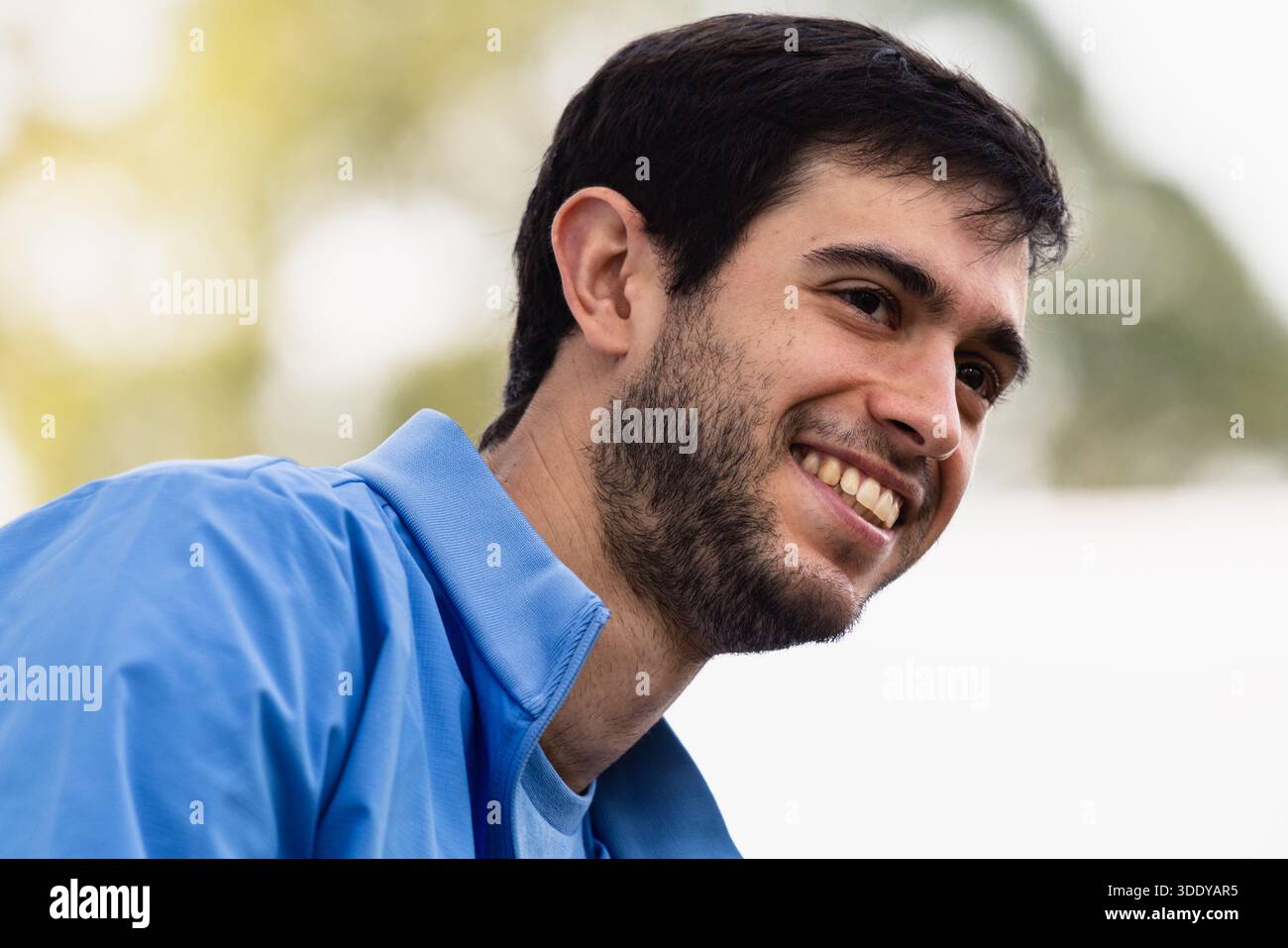 HONG KONG, Chine - 04 JANVIER : Nuno Borges du Portugal lors de la séance d'autographes de la Bank of China Hong Kong Tennis Open 2026 (ATP 250) au Victoria Park Tennis Centre court le 4 janvier 2026 à Hong Kong, Chine (photo de Jack Ng/Alamy Live News) Banque D'Images
