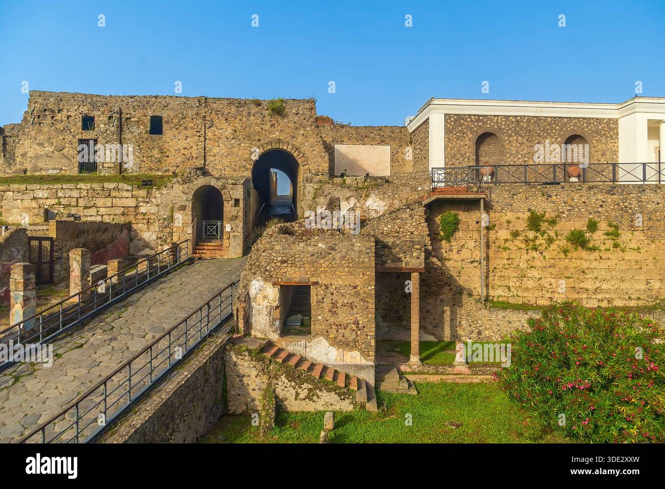 Parc archéologique de Pompéi, sites du patrimoine mondial de l'UNESCO près de Naples, Italie Banque D'Images