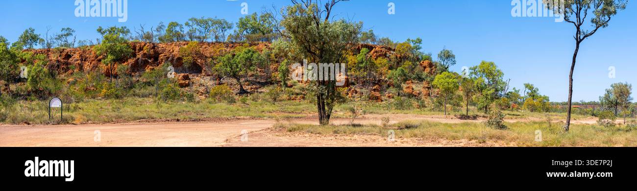 Horsetailer's gorge, Lake Dunn sculpture Trail, Queensland, Australie Banque D'Images