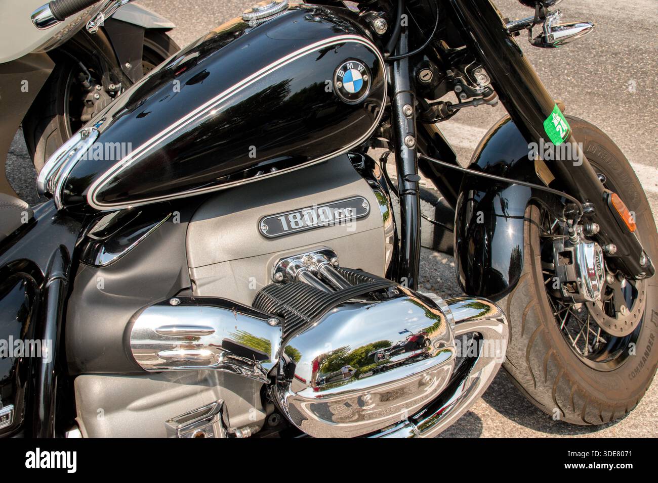 BMW Motorrad est la division moto du célèbre constructeur allemand BMW (Bayerische Motoren Werke). Banque D'Images