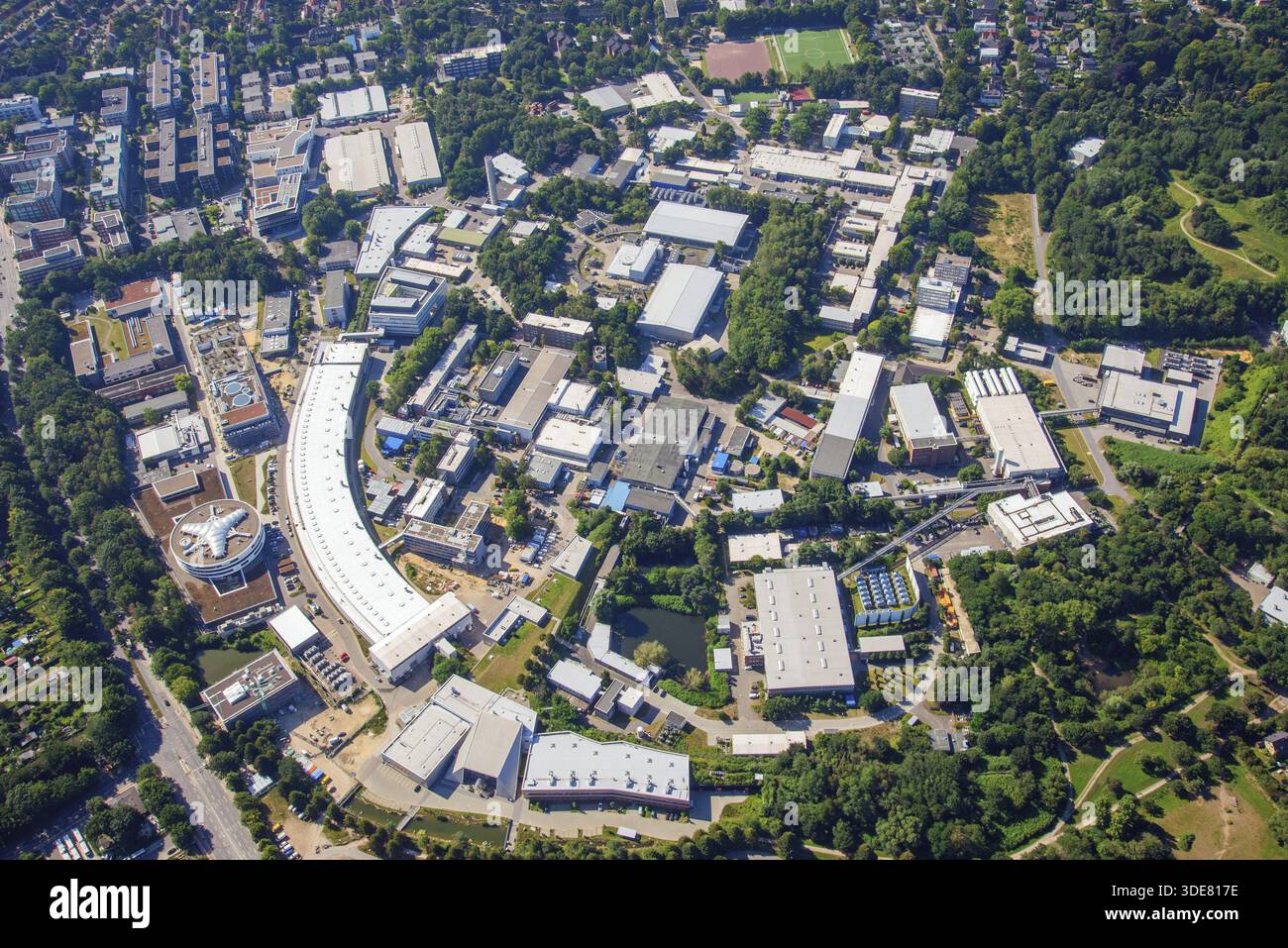 Deutsche Elektron Synchrotron, DESY, Centre de recherche, Science, matière, accélérateurs, photons, physique des particules, physique des astroparticules, Helmholz Associ Banque D'Images