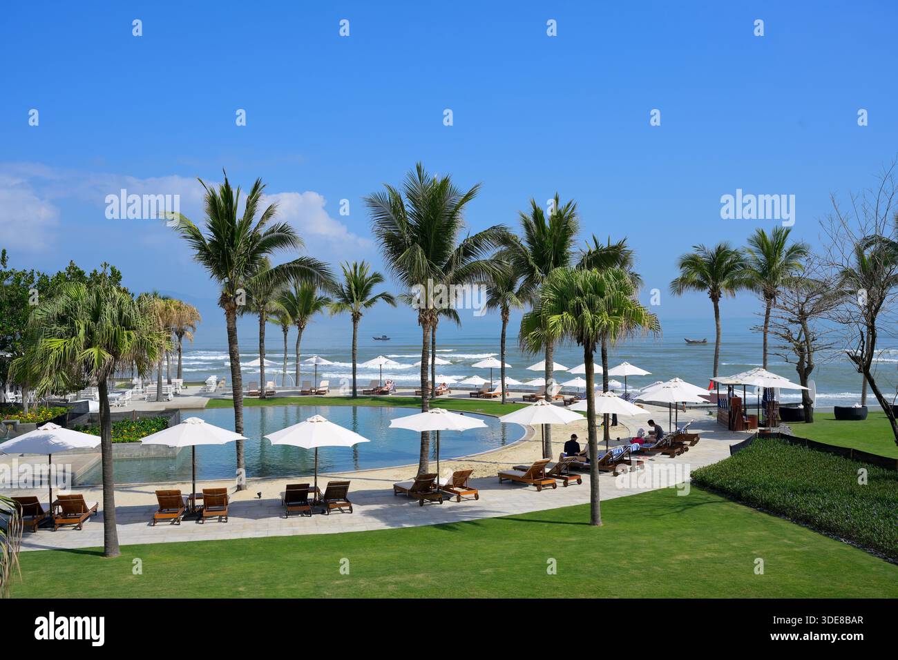 Le merveilleux Hyatt Regency Resort and Spa (Travel + Leisure World’s Best Awards 2025, Top 100 des meilleurs hôtels) au centre du Vietnam, Danang VN Banque D'Images