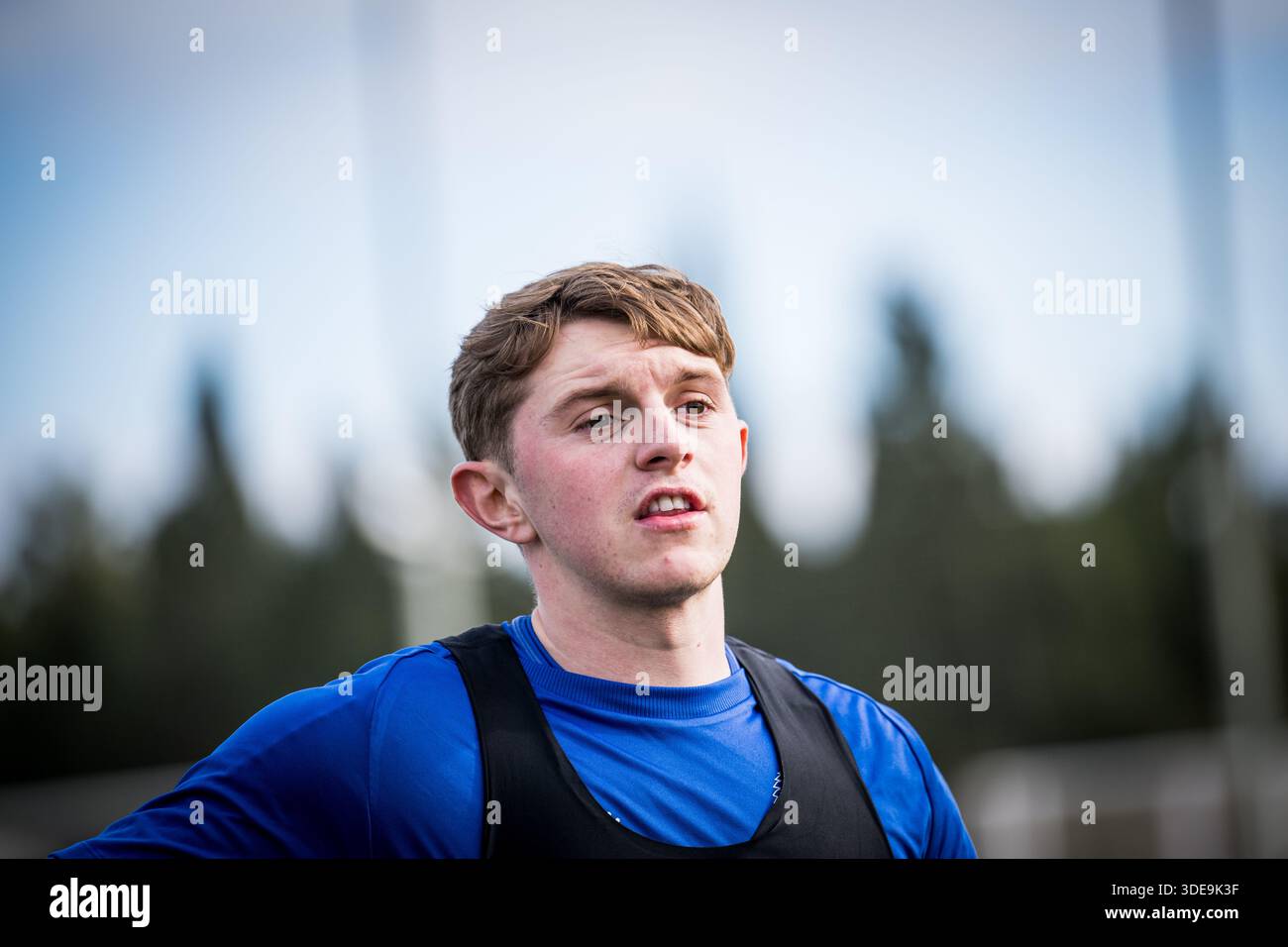 Oliva, Espagne. 06 janvier 2026. Max Dean de Gand réagit lors du camp d'entraînement hivernal de l'équipe belge de football KAA Gent, à Oliva, Espagne, mardi 06 janvier 2026. BELGA PHOTO JASPER JACOBS crédit : Belga News Agency/Alamy Live News Banque D'Images