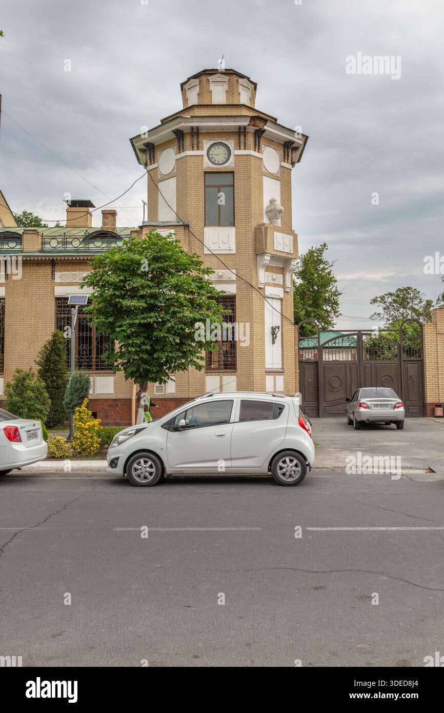 Maison vintage, Kokand, région de Fergana, Ouzbékistan Banque D'Images