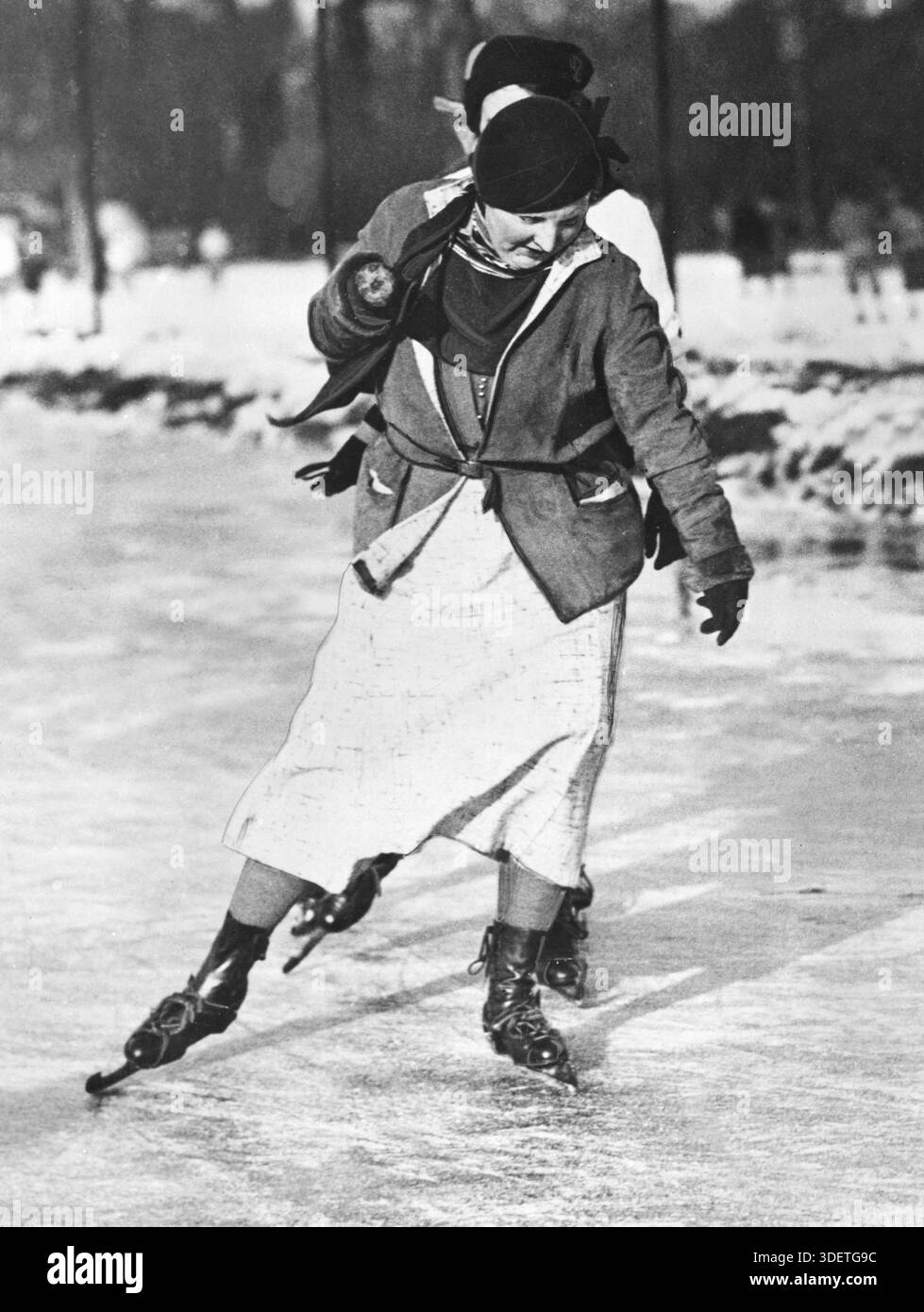 Juliana, Reine d'Orange, pays-Bas, patinoire à la Haye. [traduction automatique] Banque D'Images
