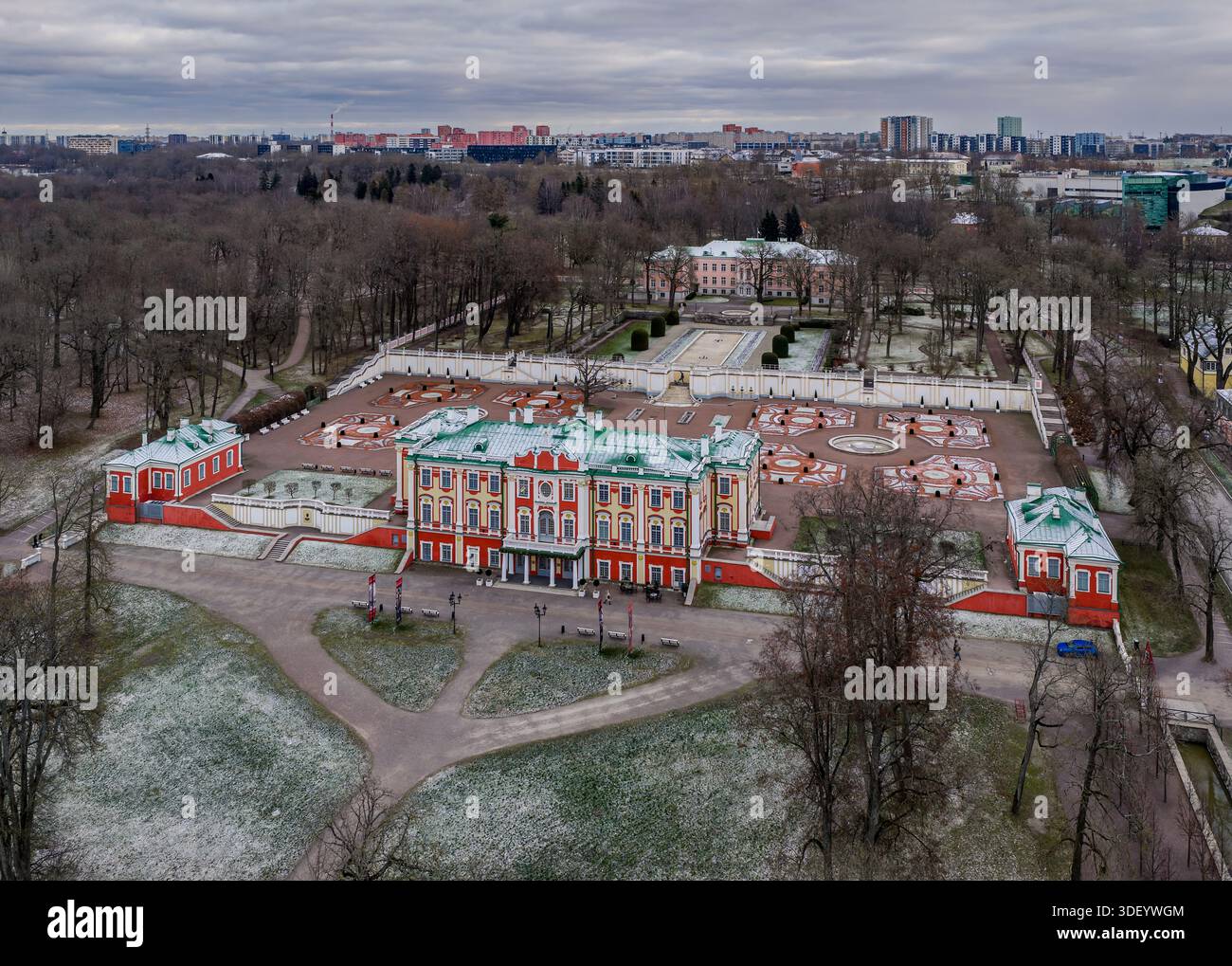 Le Palais Kadriorg, Tallinn, Tartu, Estonie Banque D'Images