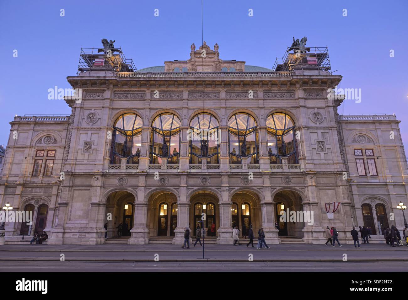 Opéra d'État, Opernring, Vienne, Autriche Banque D'Images