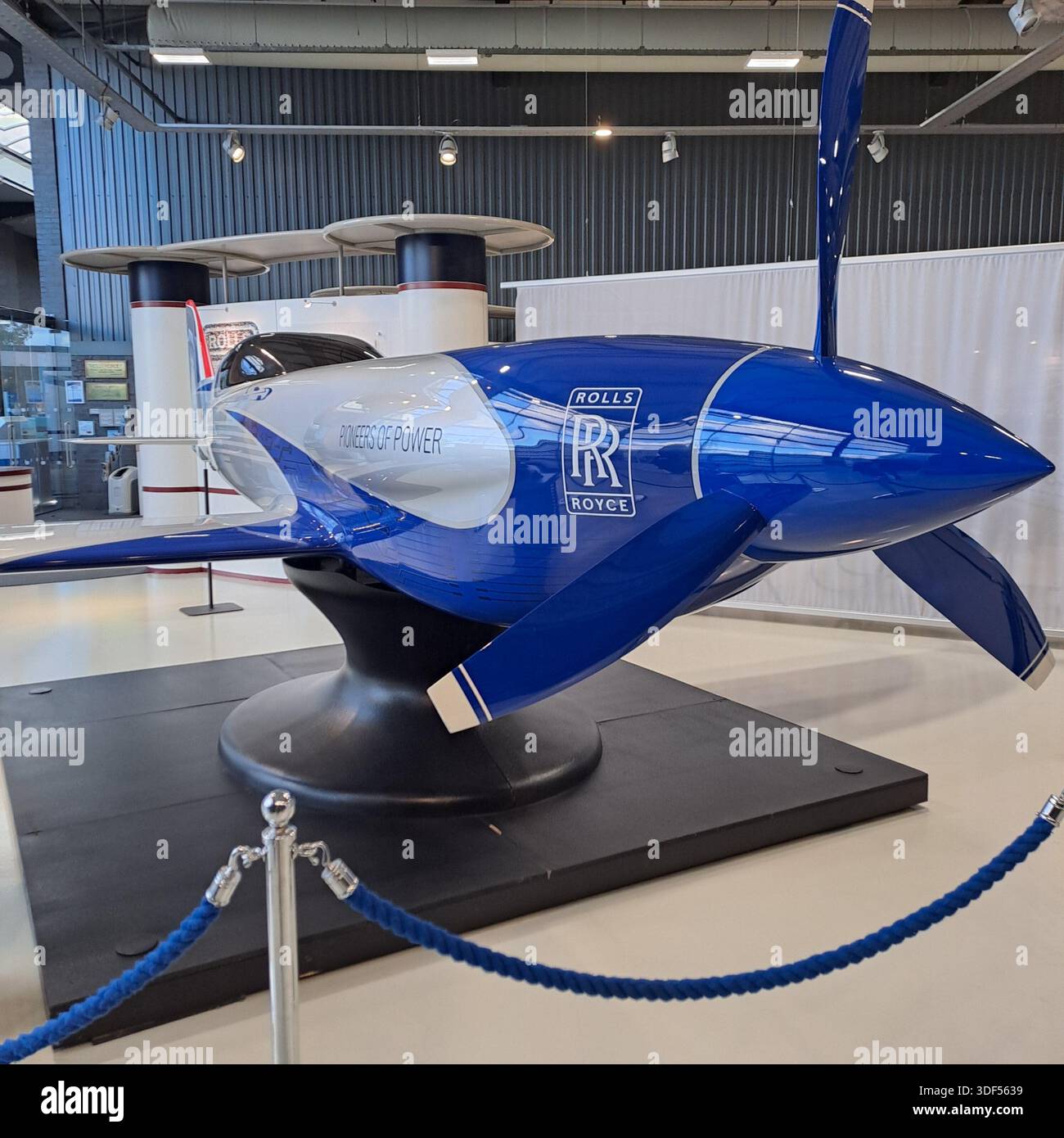 The Spirit of innovation, le record du monde de Rolls-Royce sur les avions électriques exposés à Derby, au Royaume-Uni Banque D'Images