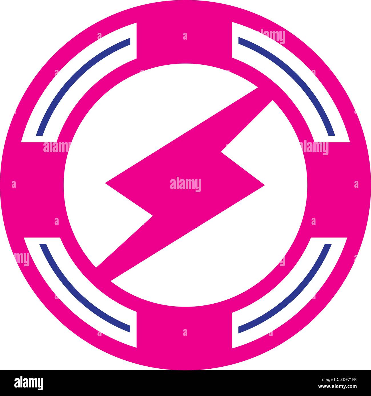 Illustration du modèle de logo de vecteur d'engrenage électrique. Icône de conception du logo Thunder and Gear. Pro Vector Illustration de Vecteur