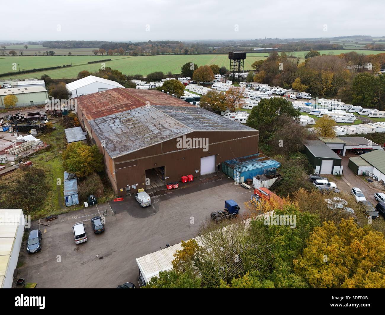RAF Marston Moor , RAF Tockwith. Station de bombardier militaire britannique de la seconde Guerre mondiale, North Yorkshire Banque D'Images