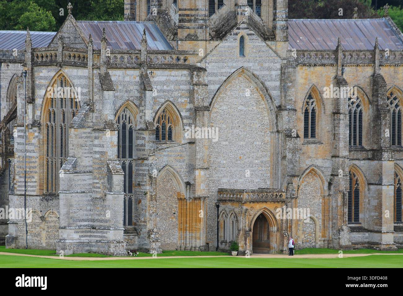 Église de Milton Abbey près de Milton Abbas, Dorset, Royaume-Uni Banque D'Images