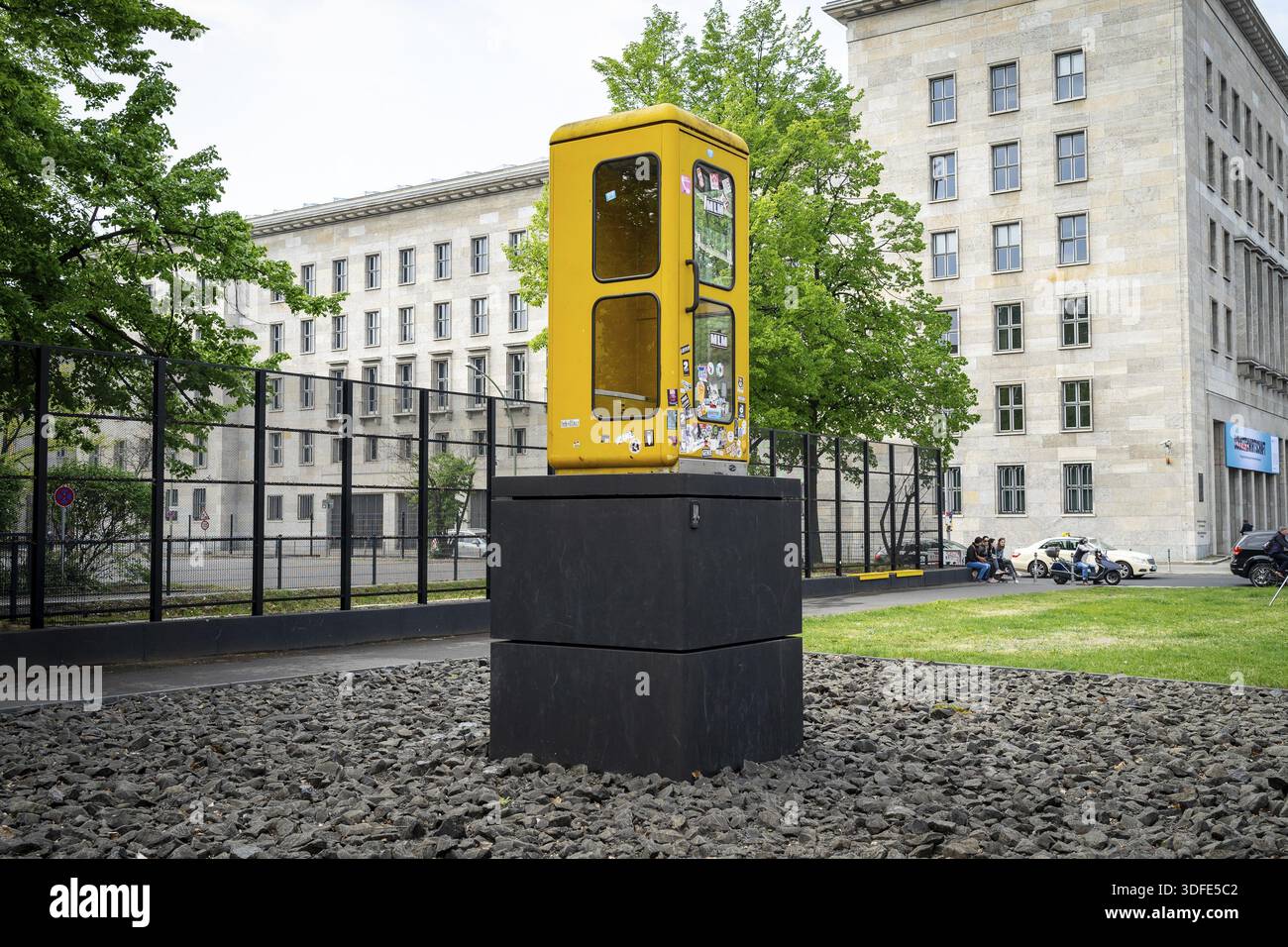 BERLIN - 1er MAI 2019 : Parc commémoratif de la cabine téléphonique de Berlin Banque D'Images