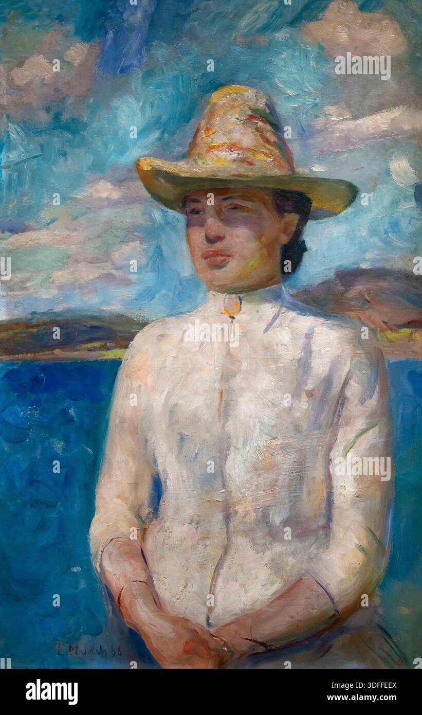 Inger Munch, Edvard Munch, 1888, Kode Bergen Art Museum, Norvège Banque D'Images